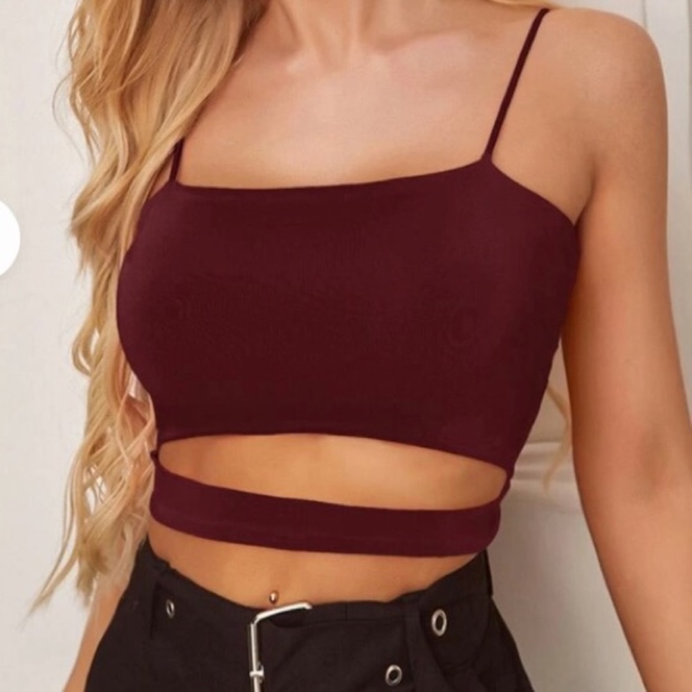 NEW Shein Cutout Cropped Cami Top
